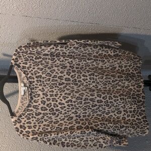 Animal print sweater